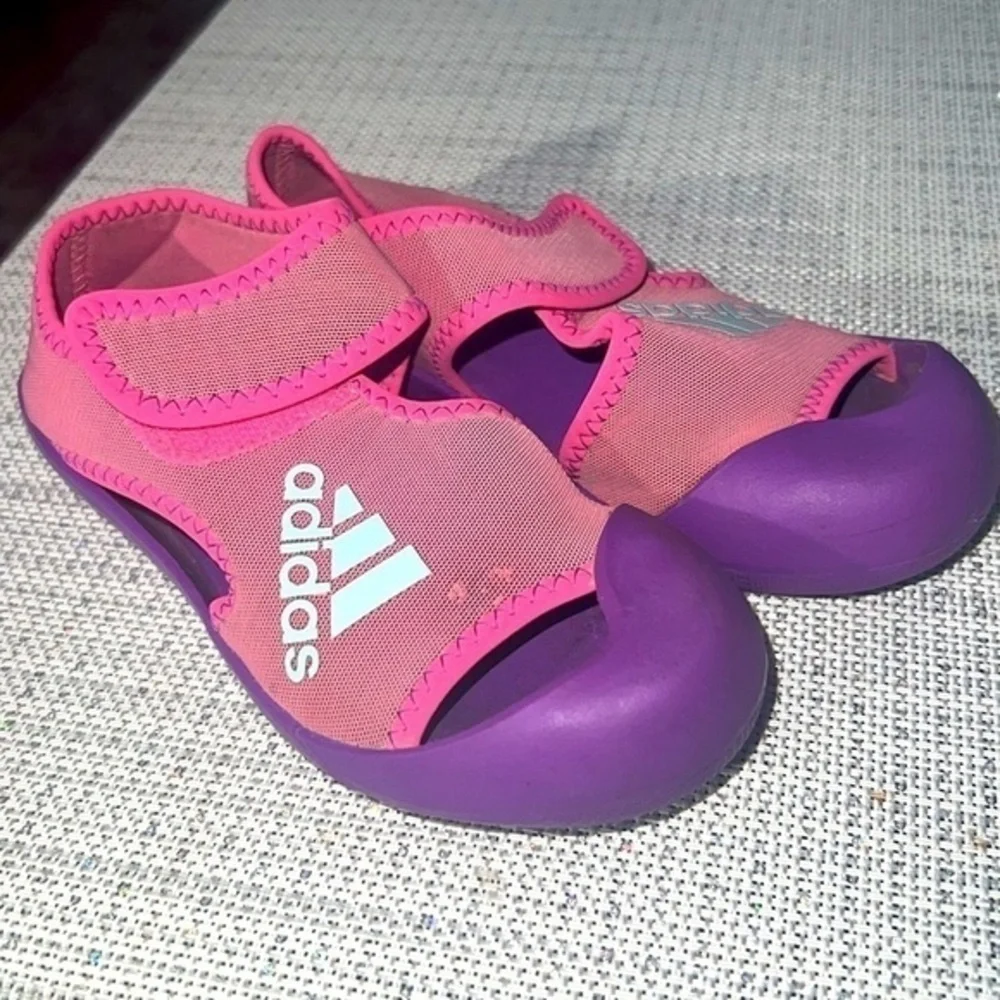 ADIDAS AltaVenture C Toddler Girls Swim Sandals Pink/Purple/Mint SIZE 11.5K US